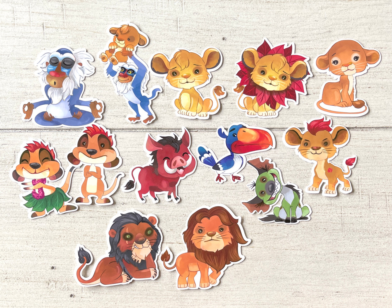 Simba & Friends Stickers