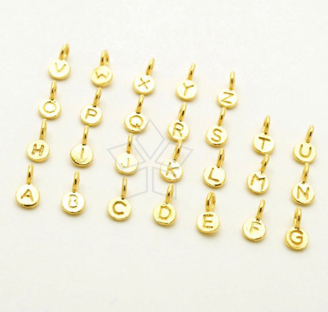 ADD-ON Petite Gold Initial Charm