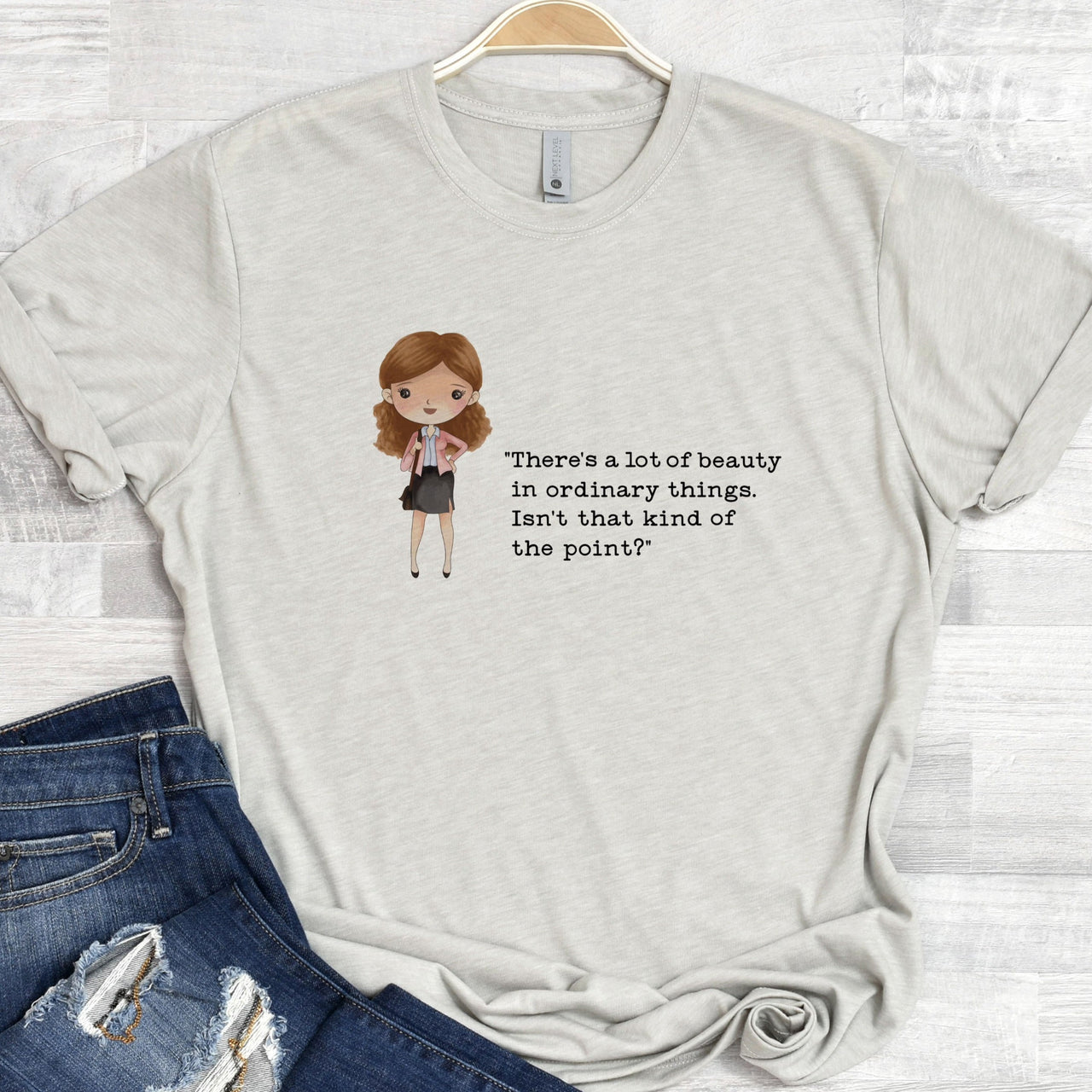 Pam "Ordinary Things" Quote Short-Sleeved Unisex Tee