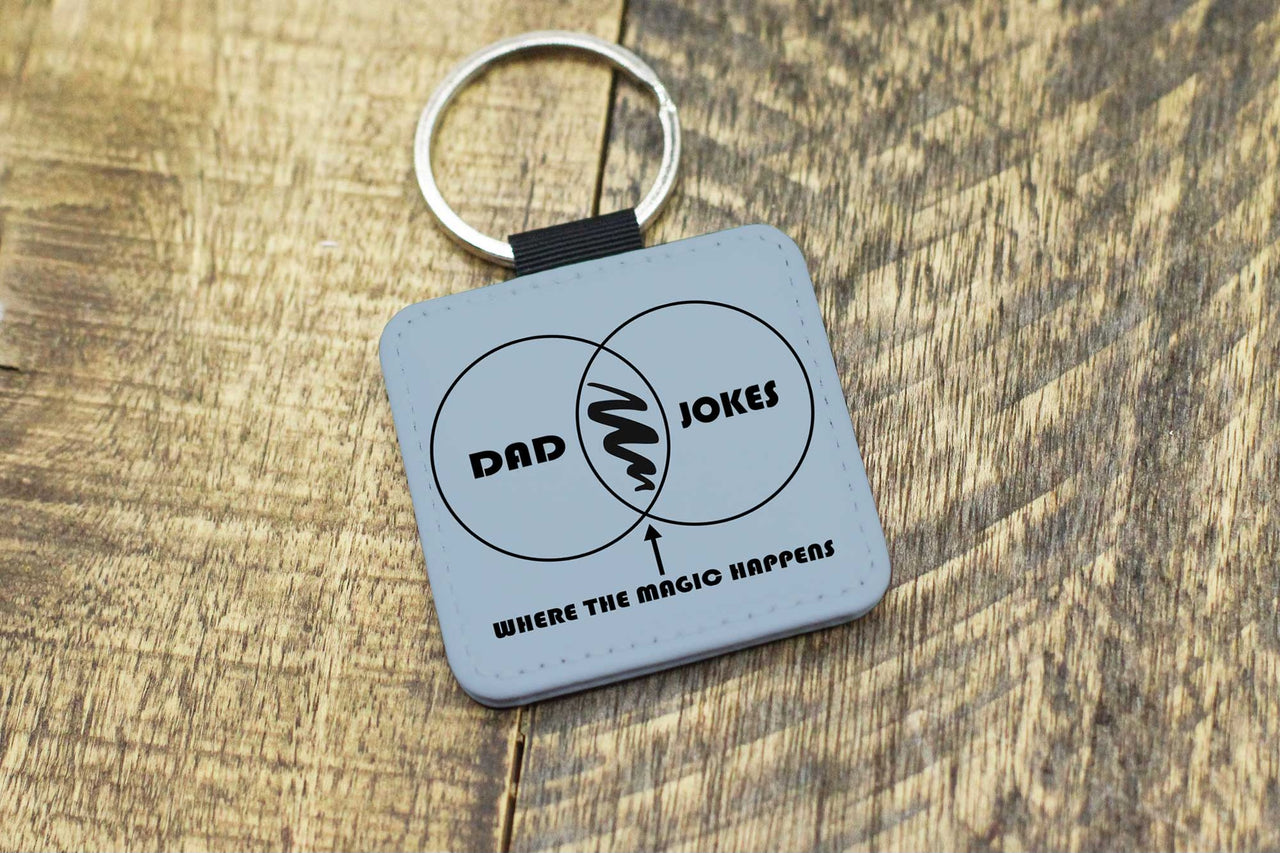 Dad Jokes Keychain