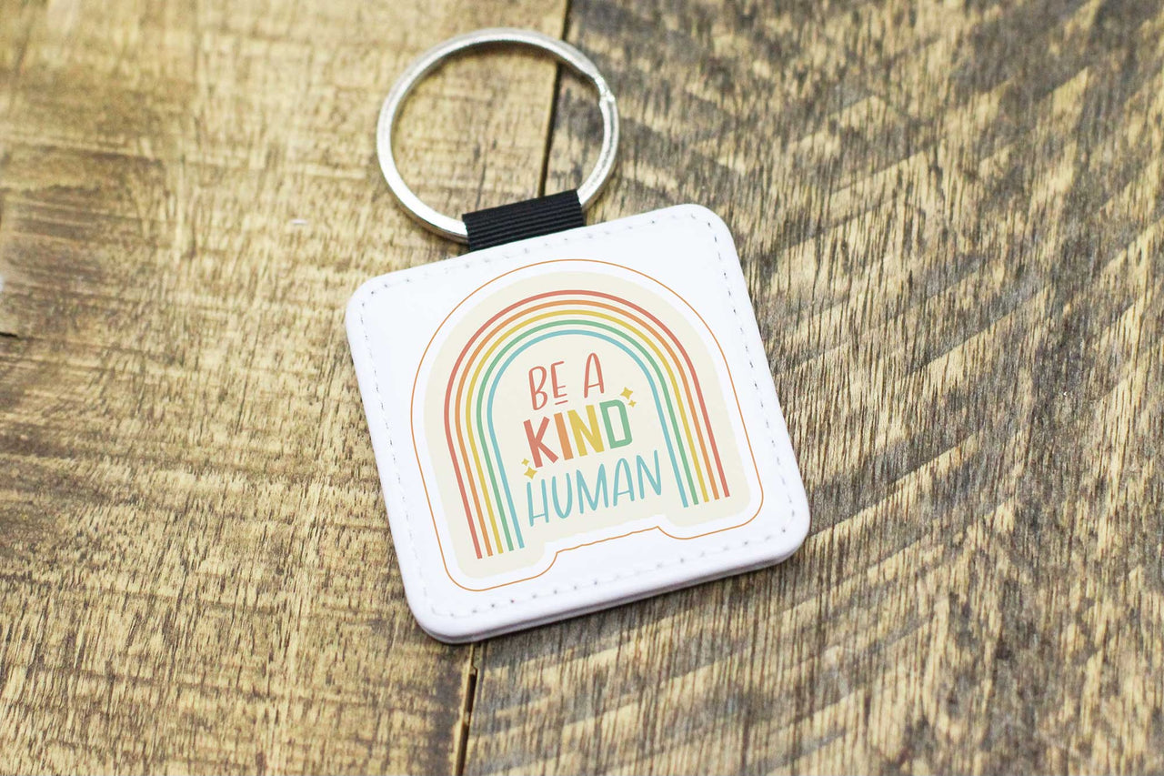"Be A Kind Human" Keychain